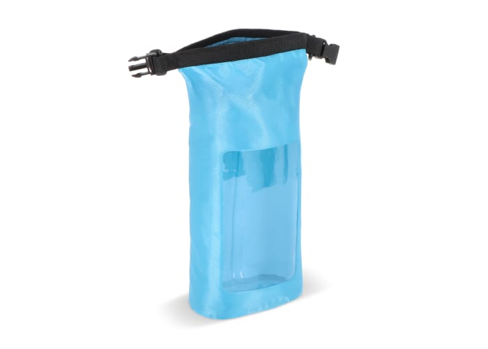 Sac étanche 2 L personnalisé pour téléphone Bleu clair